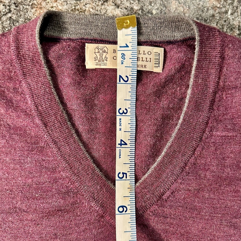 Brunello Cucinelli Very Fine Wool-Cashmere Blend Jumper IT/ 52 - Picture 8 of 14